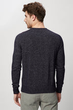 Pull Bleu Marine Chiné - Harmont & Blaine - Homme