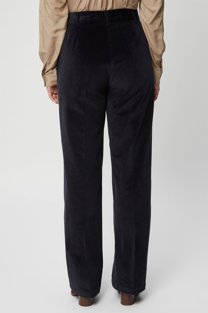 Pantalon Droit Bleu Marine - Harmont & Blaine - Femme