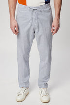 Pantalon Droit Blanc Et Bleu - Harmont & Blaine Jeans - Homme
