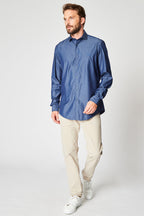 Chemise Rayée Bleu - Harmont & Blaine - Homme