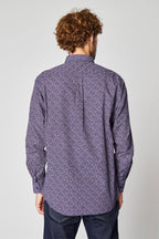 Chemise Fleurie Bleu Marine - Harmont & Blaine - Homme