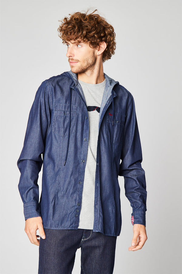 Surchemise En Jean Bleu - Harmont & Blaine - Homme