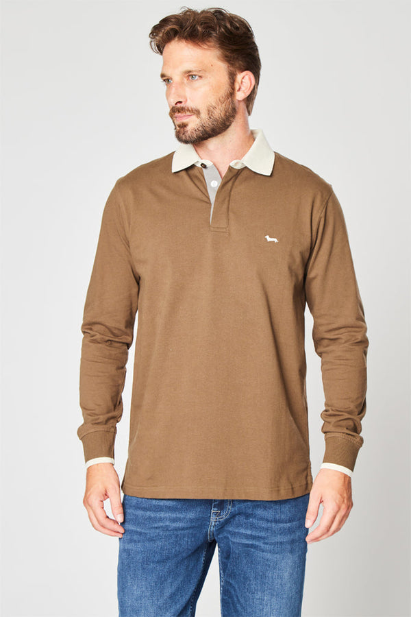 Polo Marron Clair - Harmont & Blaine - Homme