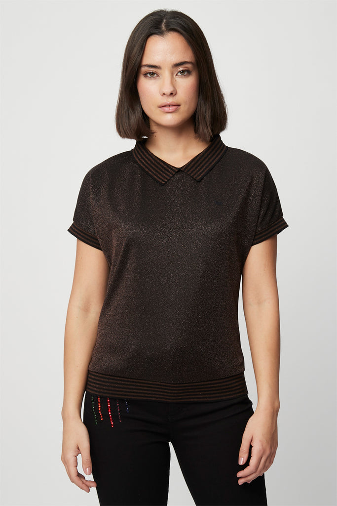 Polo Marron - Harmont & Blaine - Femme
