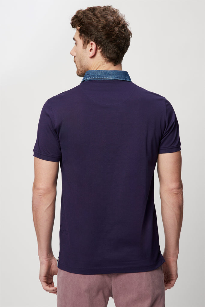 Polo Bleu Marine - Harmont & Blaine Jeans - Homme