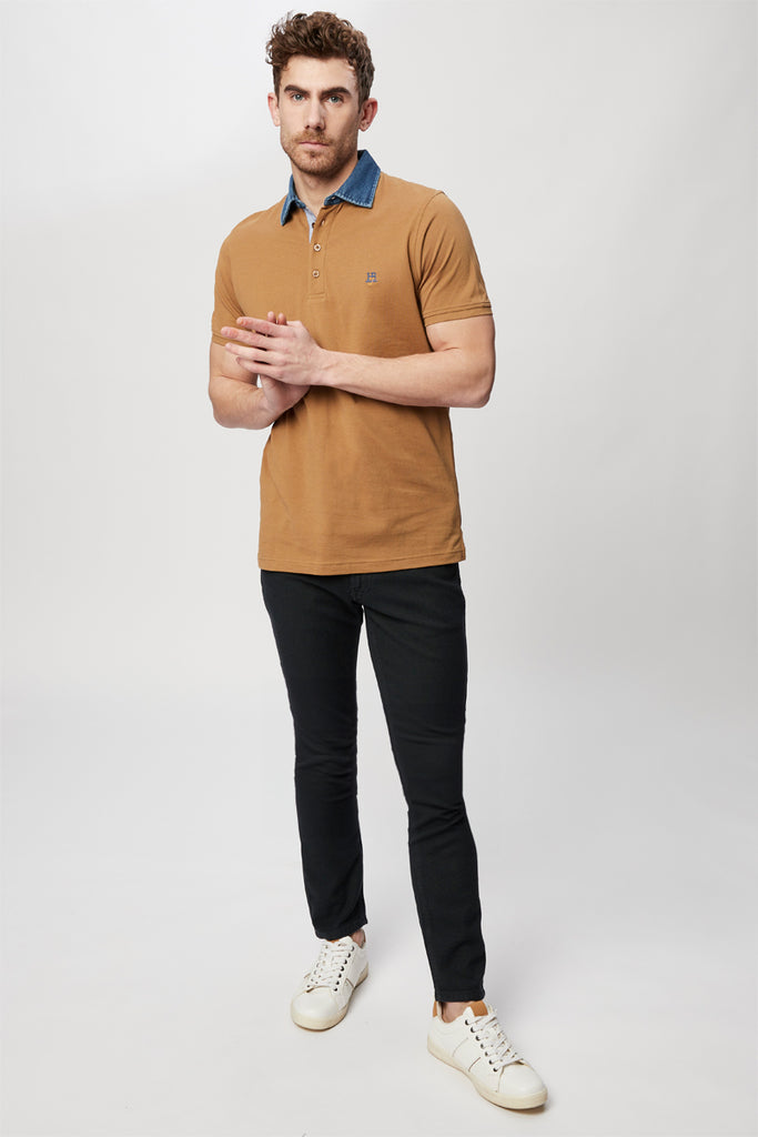 Polo Marron - Harmont & Blaine Jeans - Homme