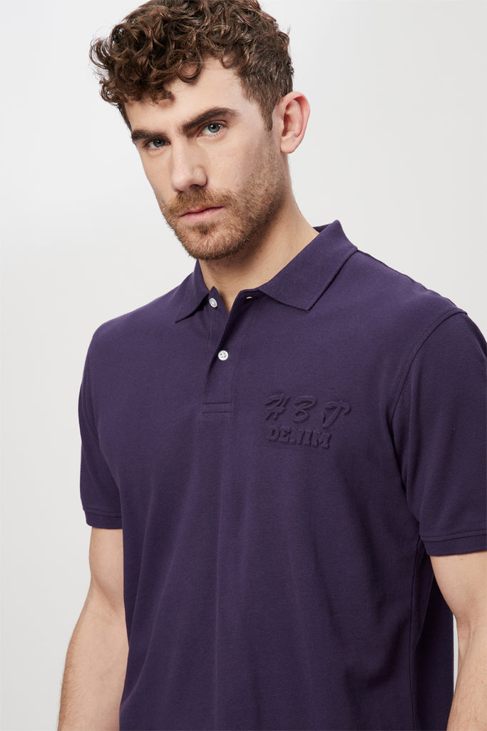Polo Bleu Marine - Harmont & Blaine Jeans - Homme