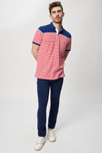 Polo Blanc Et Rouge - Harmont & Blaine Jeans - Homme