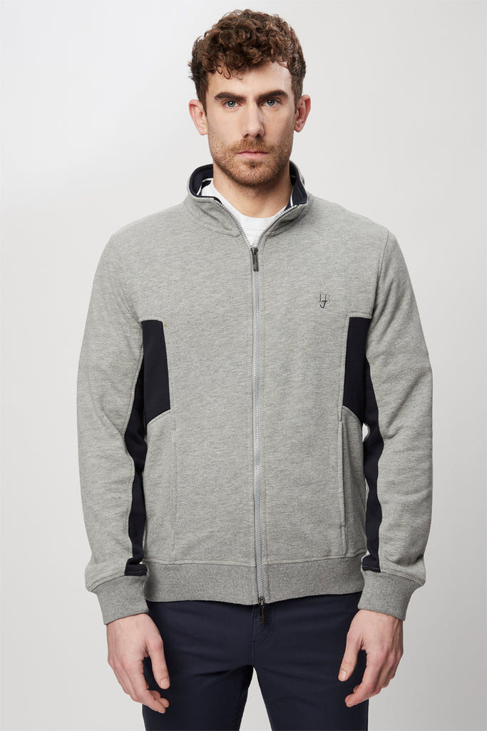 Sweat Gris Clair Chiné - Harmont & Blaine Jeans - Homme