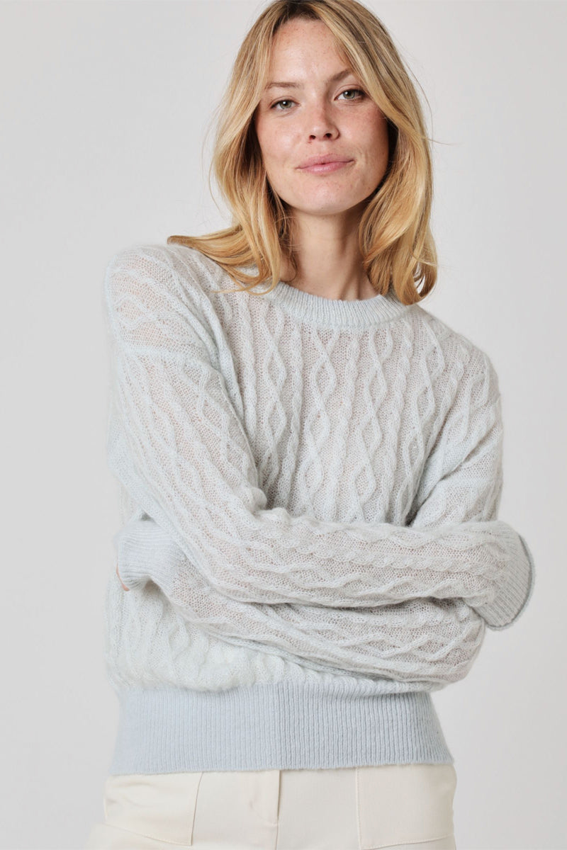 Pull En Laine - Bleu Clair