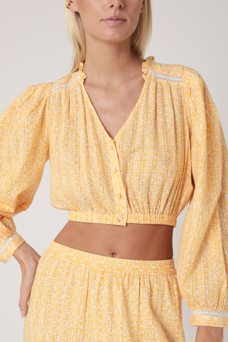 Chemise Courte Imprimé Manc Ballon - Sunshine
