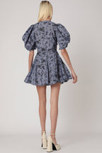 Robe Courte Imprimé Portefeuille - Santorini