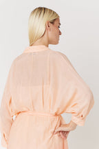 Robe Mi Longue Tie Dye - Brick