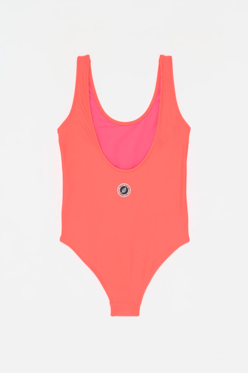 Maillot De Bain 1 Pièce Cancun - Laser Corail - Fille