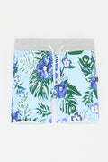 Short Tkid Cutoff Print - Hawai Baltique - Enfant Mixte