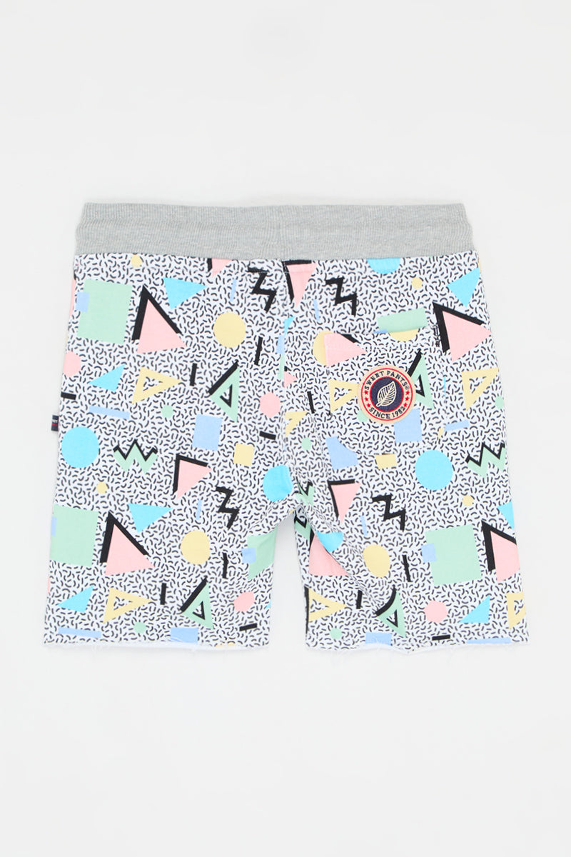 Short Tkid Cutoff Print - Jeffrey - Enfant Mixte