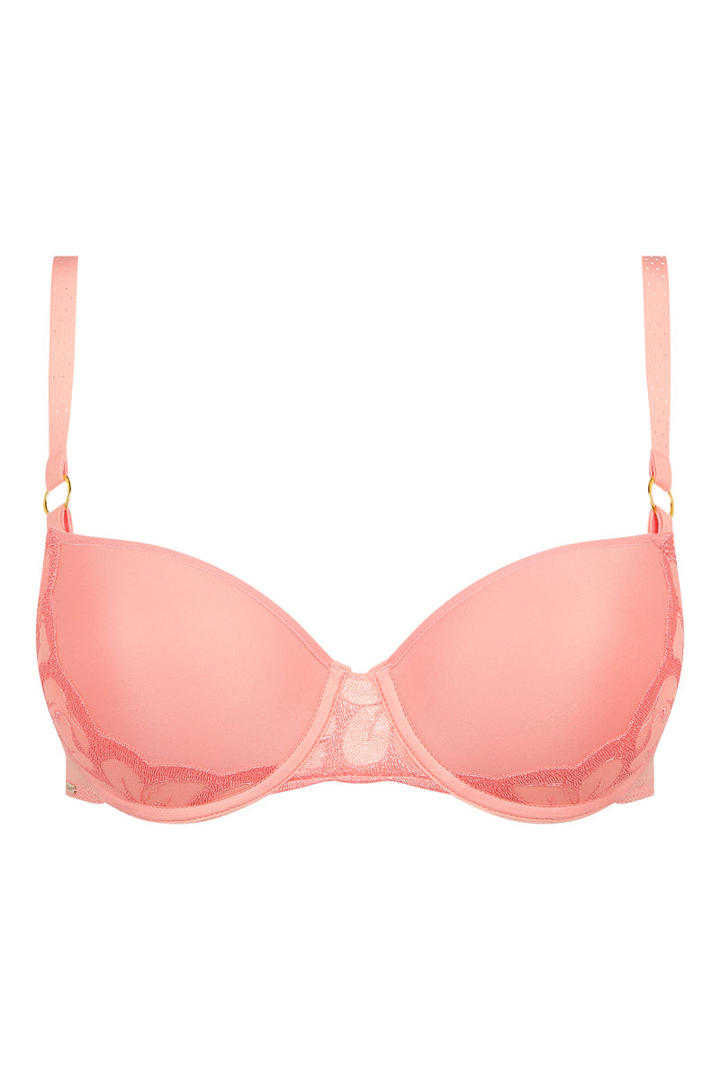 Soutien-Gorge Fleurs - Nectarine