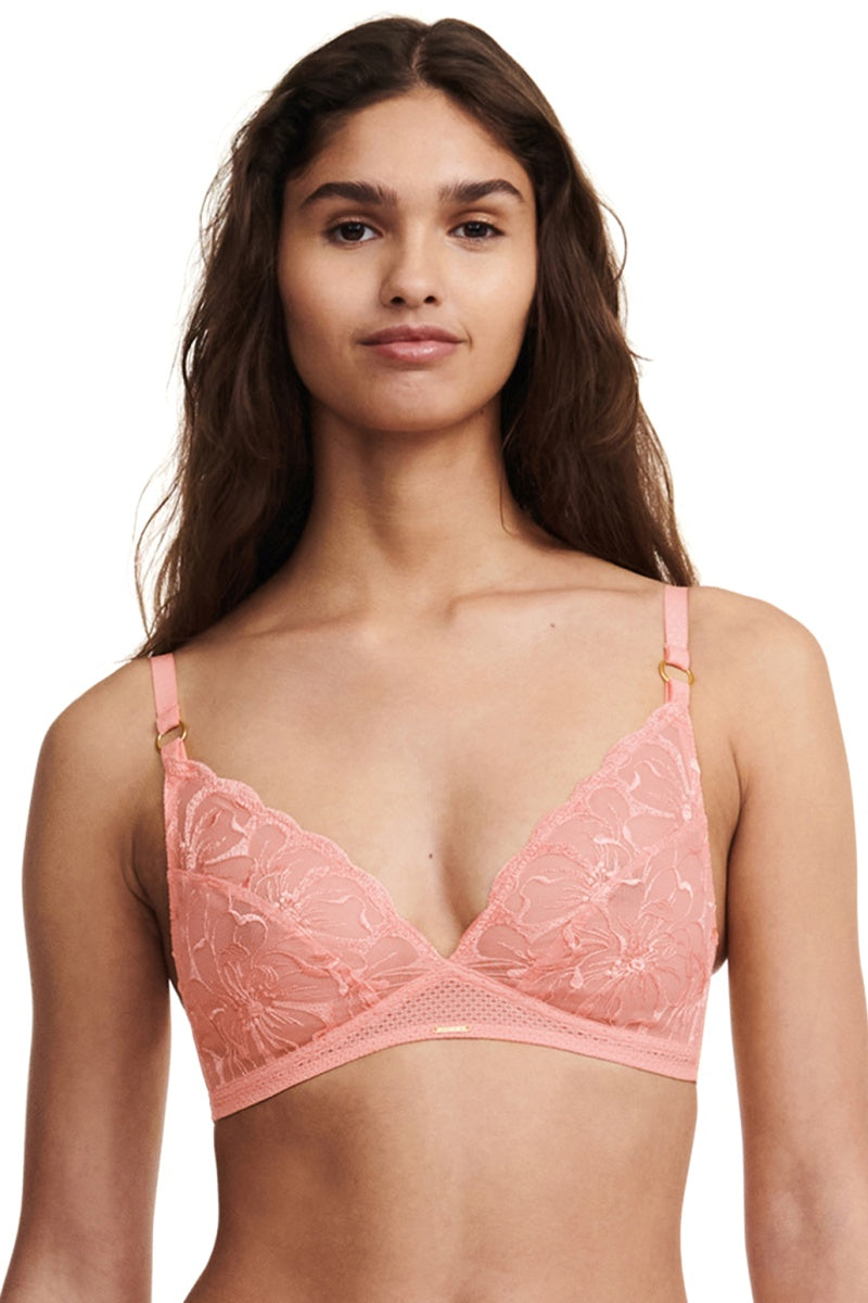 Soutien-Gorge Fleurs - Nectarine
