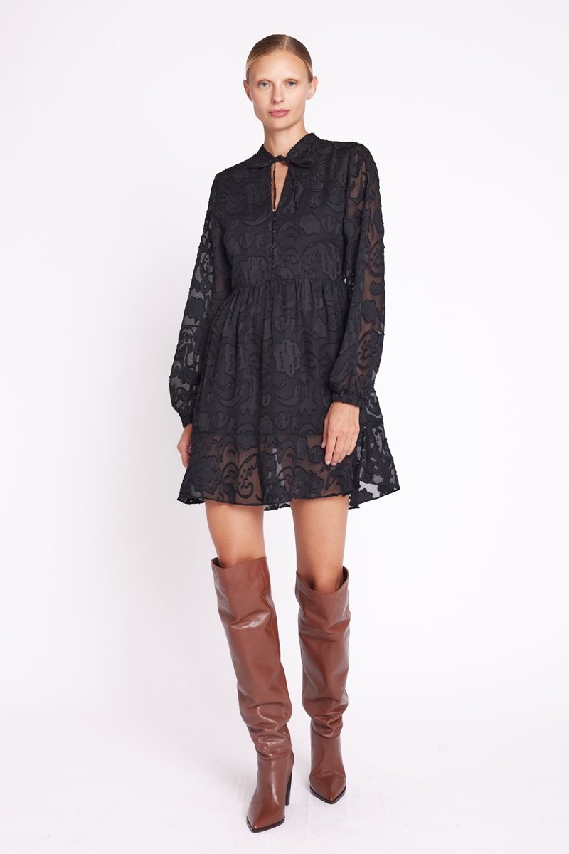 Robe Manches Longues - Black