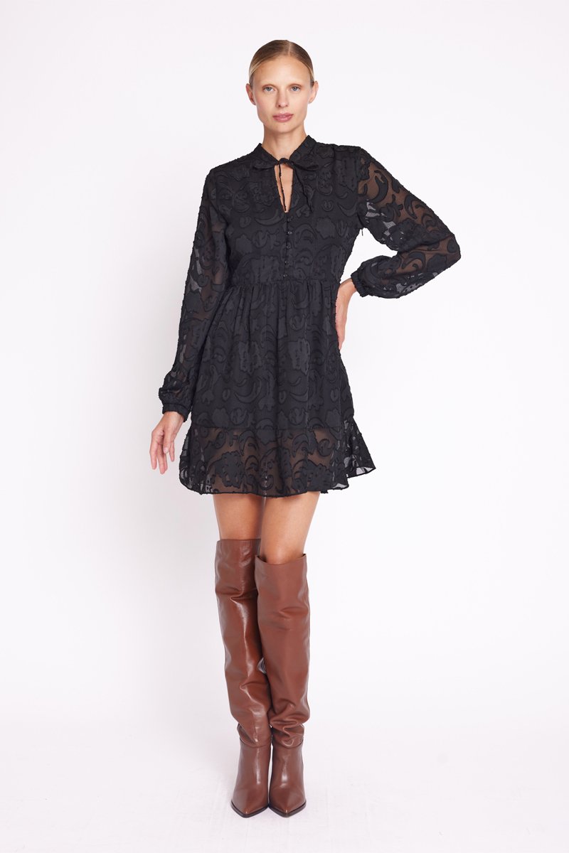 Robe Manches Longues - Black