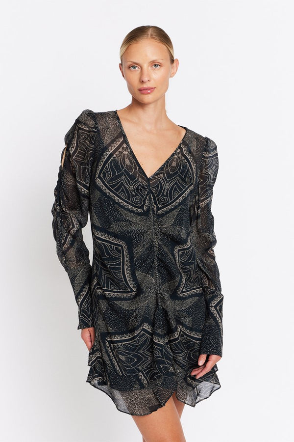Robe Froncée - Print Tamaya