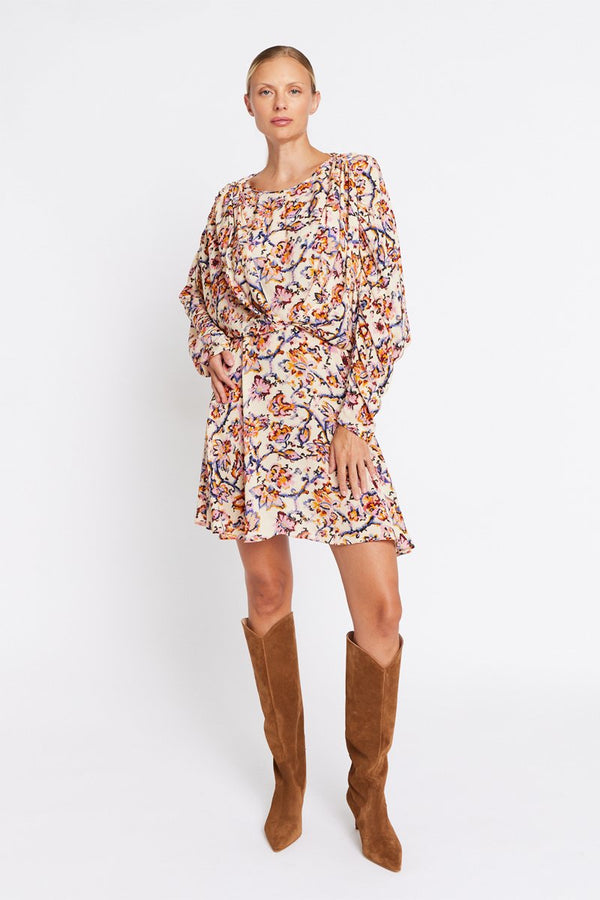 Robe Manches Chauves-Souris - Print Frida