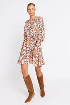 Robe Manches Chauves-Souris - Print Frida
