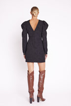 Robe Manches Longues - Chevron Black