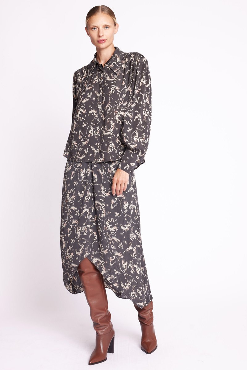 Chemise Large Col Imprimé - Valerianne Print