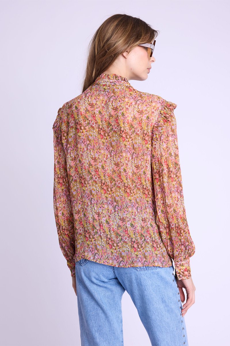 Chemise Volant Epaule - Bloomflowerprint