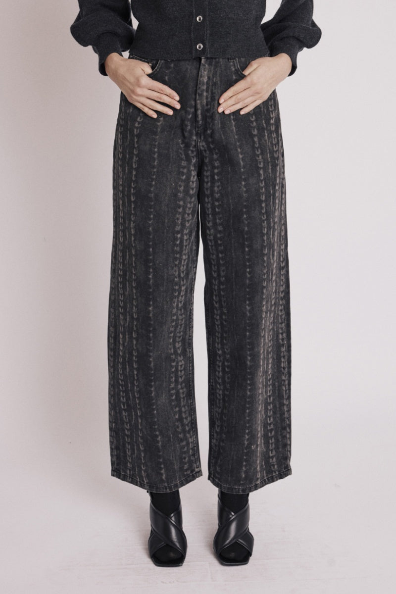 Jean Wash Effet Liane - Denimblack