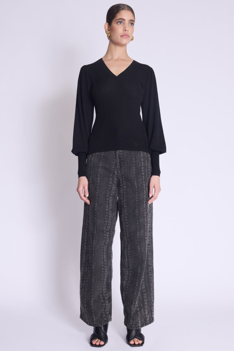 Jean Wash Effet Liane - Denimblack