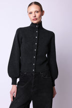 Cardigan Ml Bouffantes - Darkmelangegrey