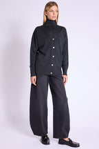 Cardigan Oversize Col V - Dark