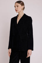 Blazer Simpriméle Droit Poche - Squareburnoutblack