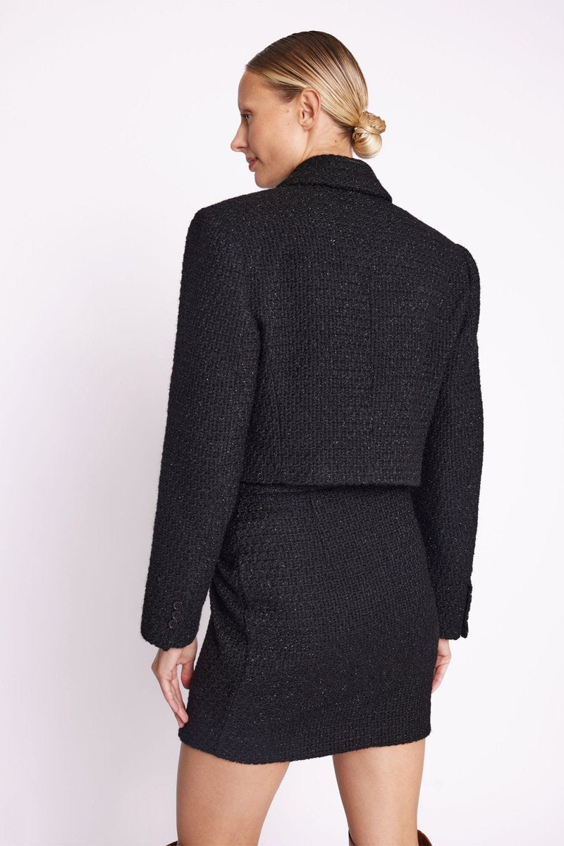 Blazer Ceinture Sous Poitrine - Black