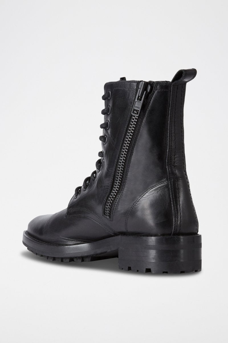 The Kooples - Bottines En Cuir - Noir