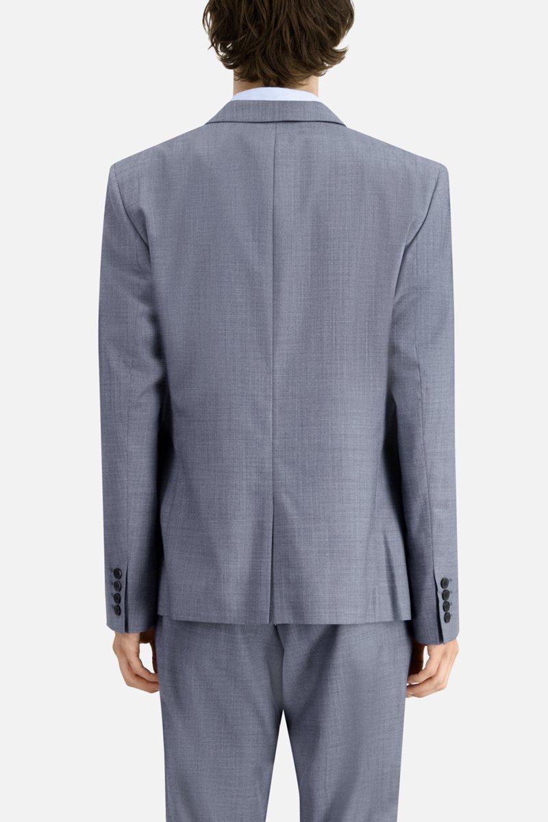 The Kooples - Veste De Costume En Laine - Bleu Clair