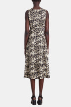 The Kooples - Robe Longue - Noir Et Blanc - Femme