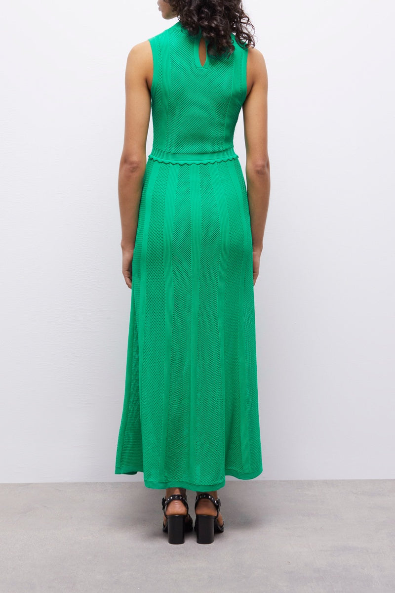 The Kooples - Robe Longue - Vert - Femme