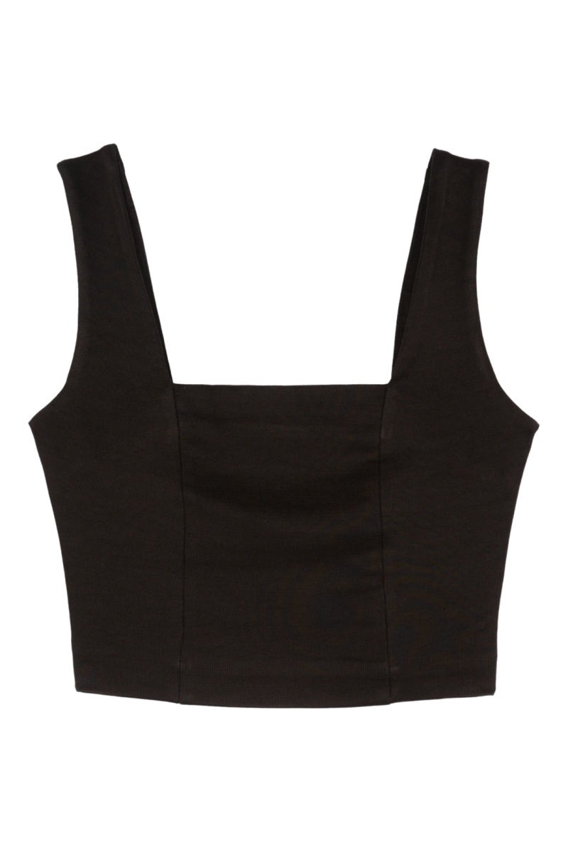 The Kooples - Crop Top - Noir - Femme