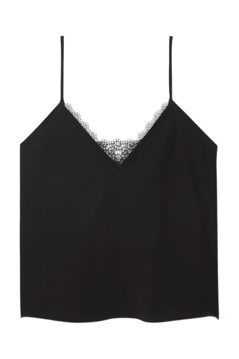 The Kooples - Caraco En Soie - Noir