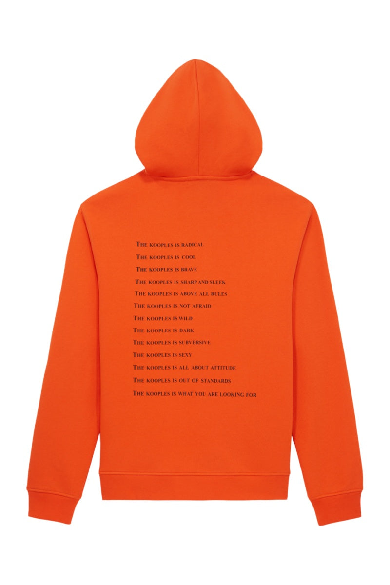 Sweat À Capuche - Orange