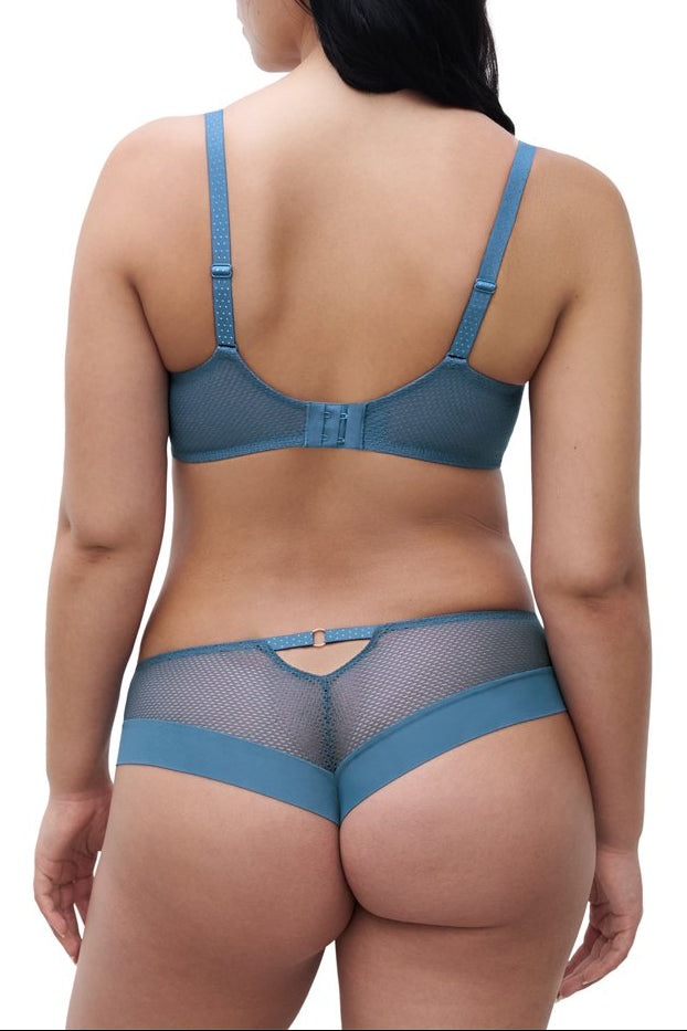 Soutien-Gorge Fleurs Si - Bleu Jeans