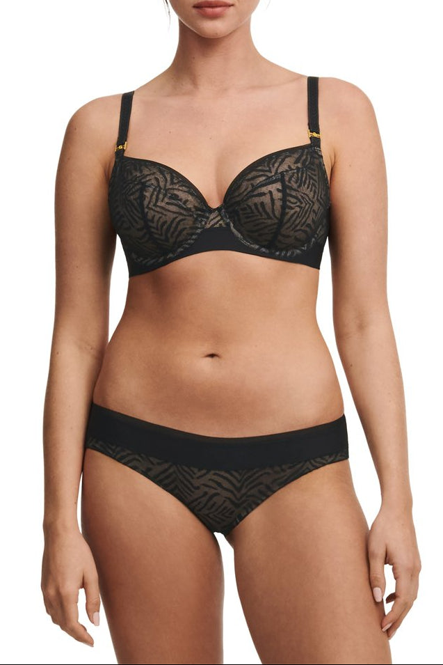 Soutien-Gorge Graphic A - Noir