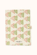 Protège Carnet Bimale "Tresse" - Celery