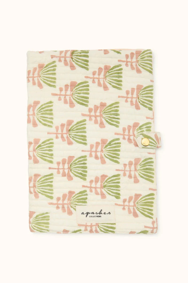 Protège Carnet Bimale "Tresse" - Celery