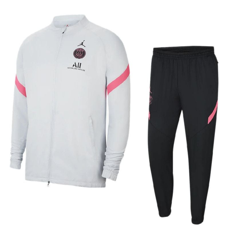 Psg M Dry Track Suits - Ensemble Homme Jogging Textile - Blanc ENSEMBLE HOMME JOGGING TEXTILE Nike