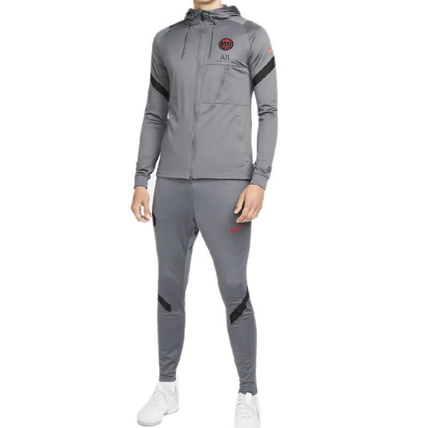 Psg M Dry Track Suits - Ensemble Homme Jogging Textile - Gris ENSEMBLE HOMME JOGGING TEXTILE Nike