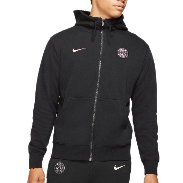 Psg M Nsw Club Hoodie Fz - Sweat Textile - Noir - Homme - Nike2 - The Bradery